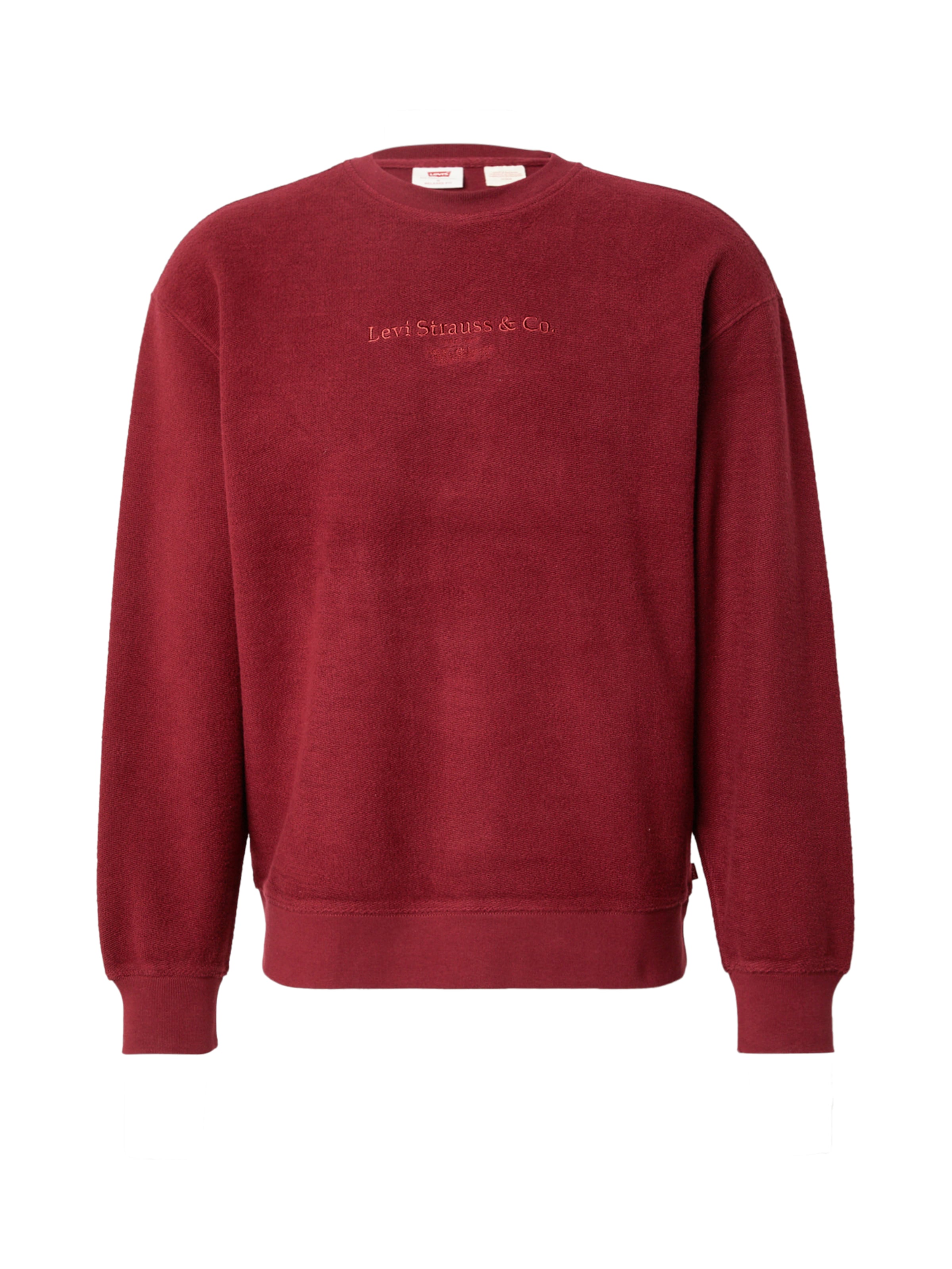 LEVI'S ® - Sweatshirt 'Relaxed Graphic Crewneck Sweatshirt' em vermelho: frente