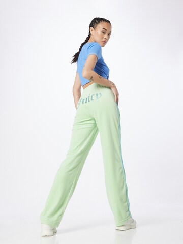 Juicy Couture White Label Lużny krój Spodnie 'TINA' w kolorze zielony
