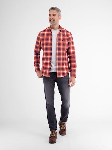 LERROS Regular fit Button Up Shirt in Red