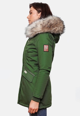 NAVAHOO Χειμερινό παλτό 'Cristal' σε πράσινο