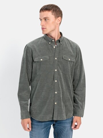 CAMEL ACTIVE Regular fit Button Up Shirt in Green: front