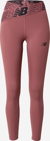 Pantalon de sport new balance en rose : devant