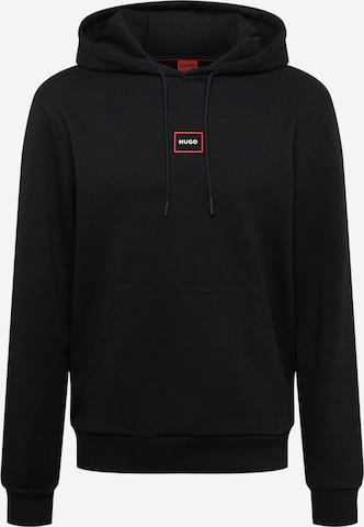 HUGO Red Sweatshirt 'Dorage' in Black: front