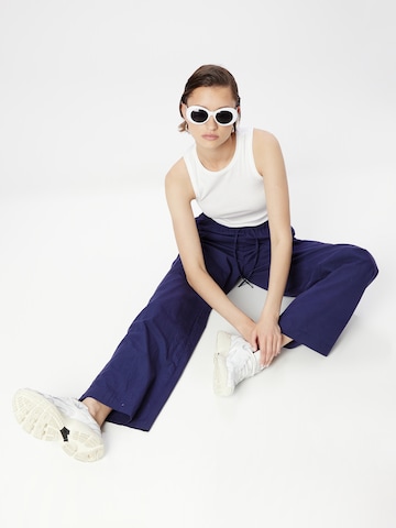 Wide Leg Pantalon NLY by Nelly en bleu