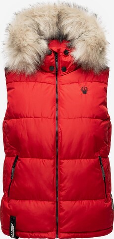 MARIKOO Bodywarmer 'Eisflöckchen' in Rood