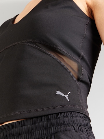 PUMA Sporttop in Schwarz