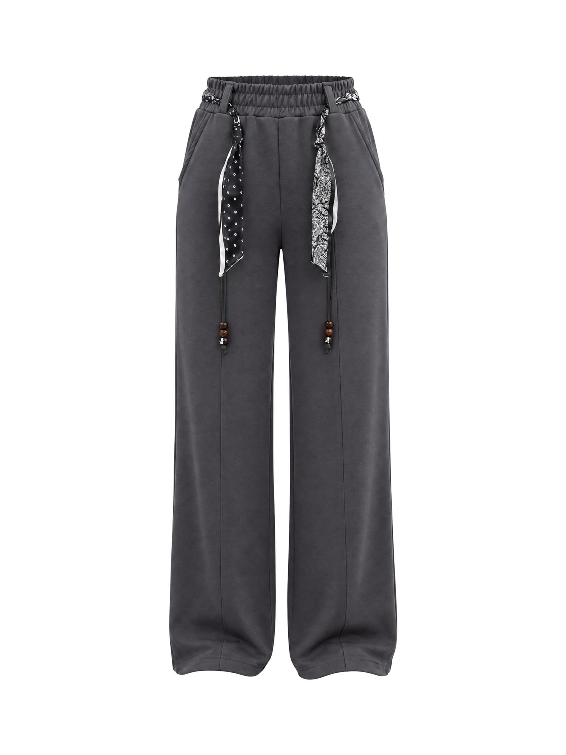 Lady Bersan Trousers 'Jogginghose' in Grey: front