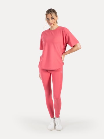 Smilodox Damen T-Shirt Oversize in Pink