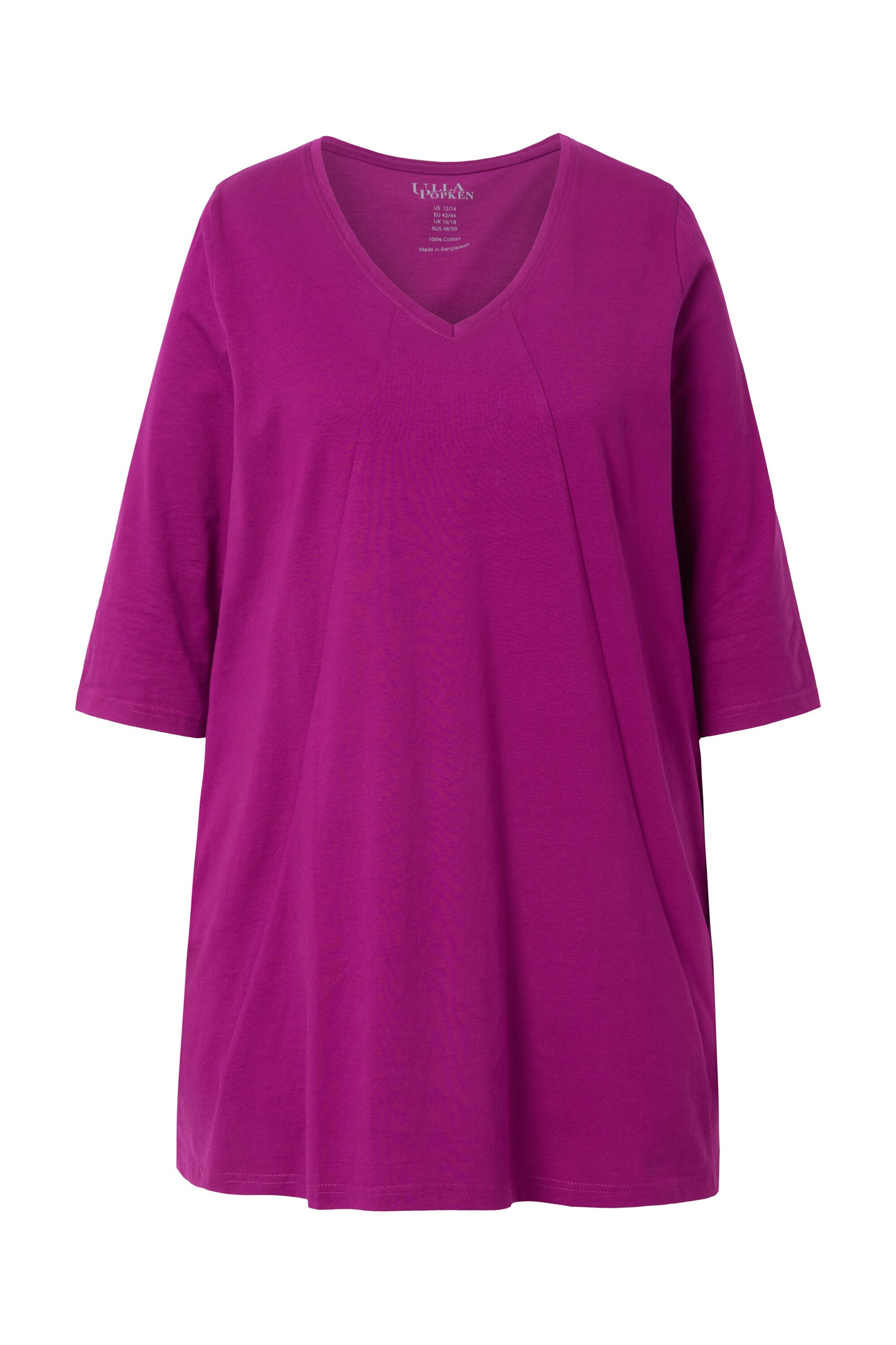 Ulla Popken Shirt in Lila: Vorderseite