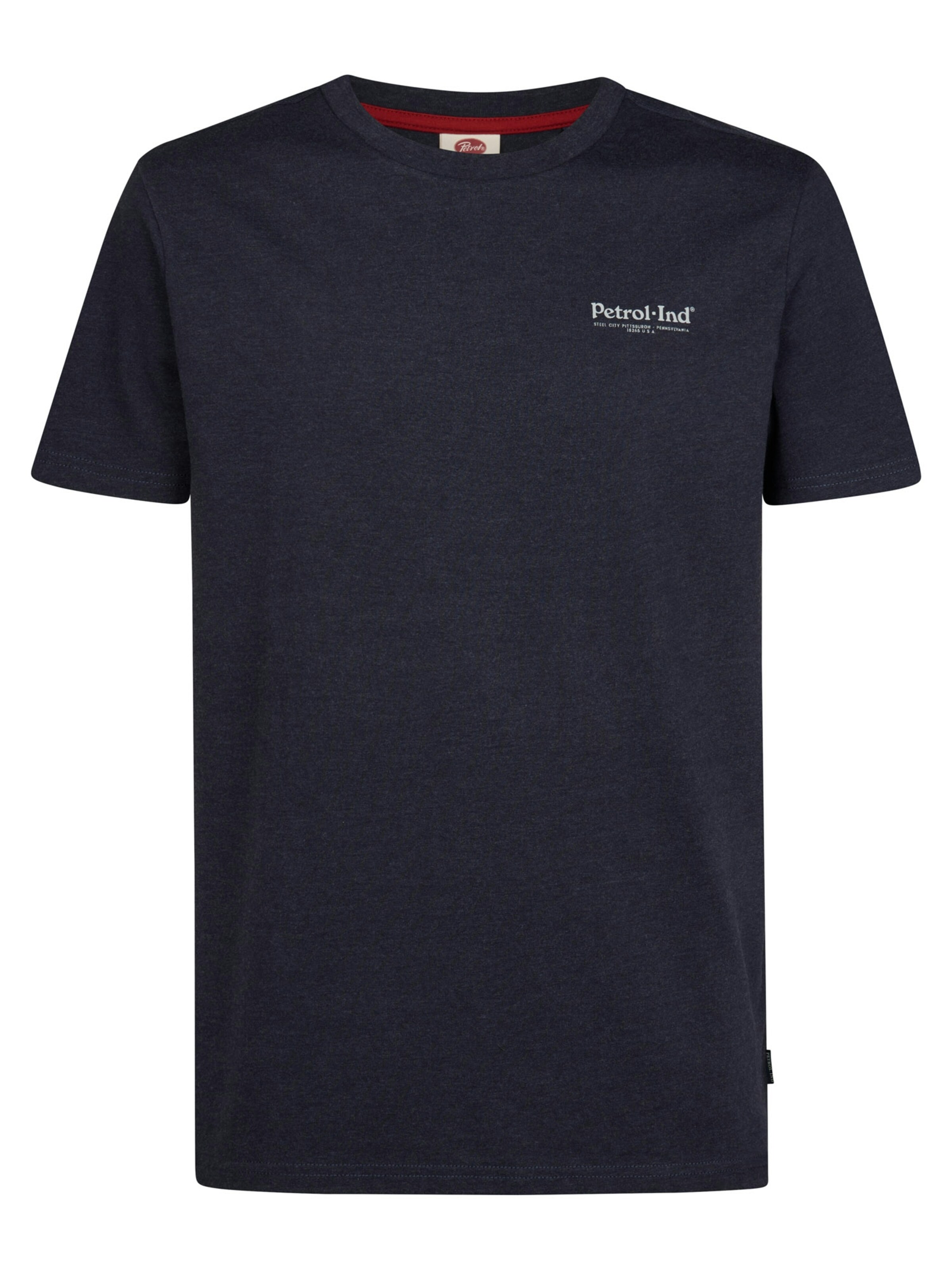 Petrol Industries - Camiseta en azul: frente