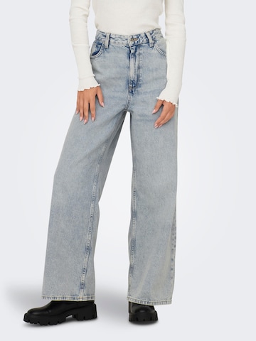 ONLY Wide leg Jeans 'Jayne' in Blauw: voorkant