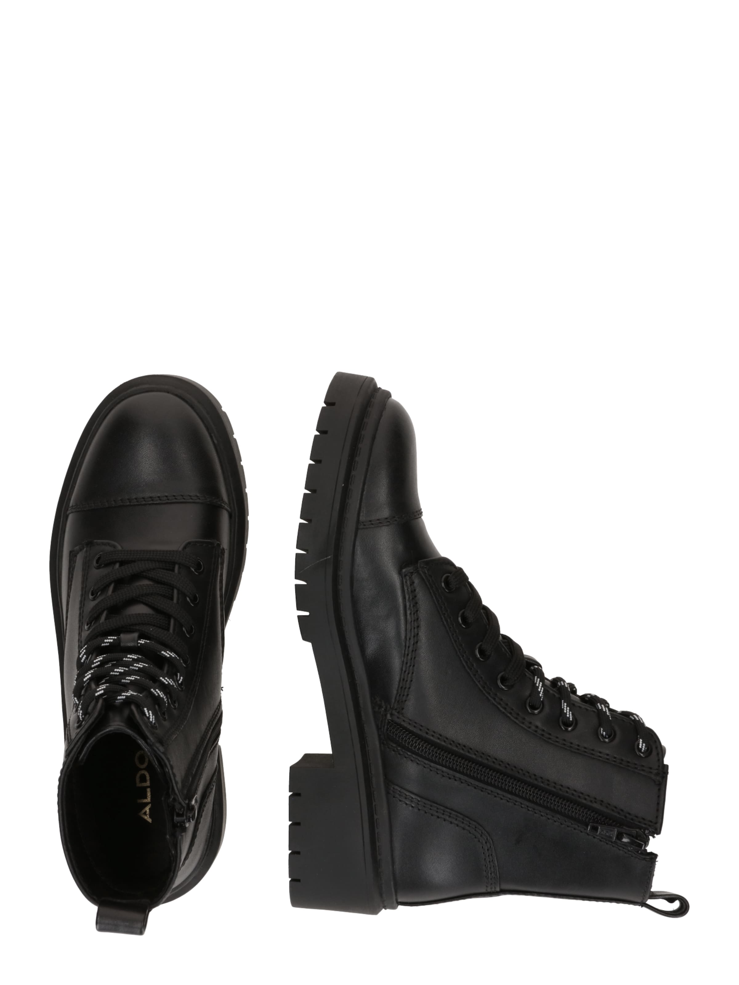 ALDO Schnürstiefelette 'GOER-IN' in Schwarz