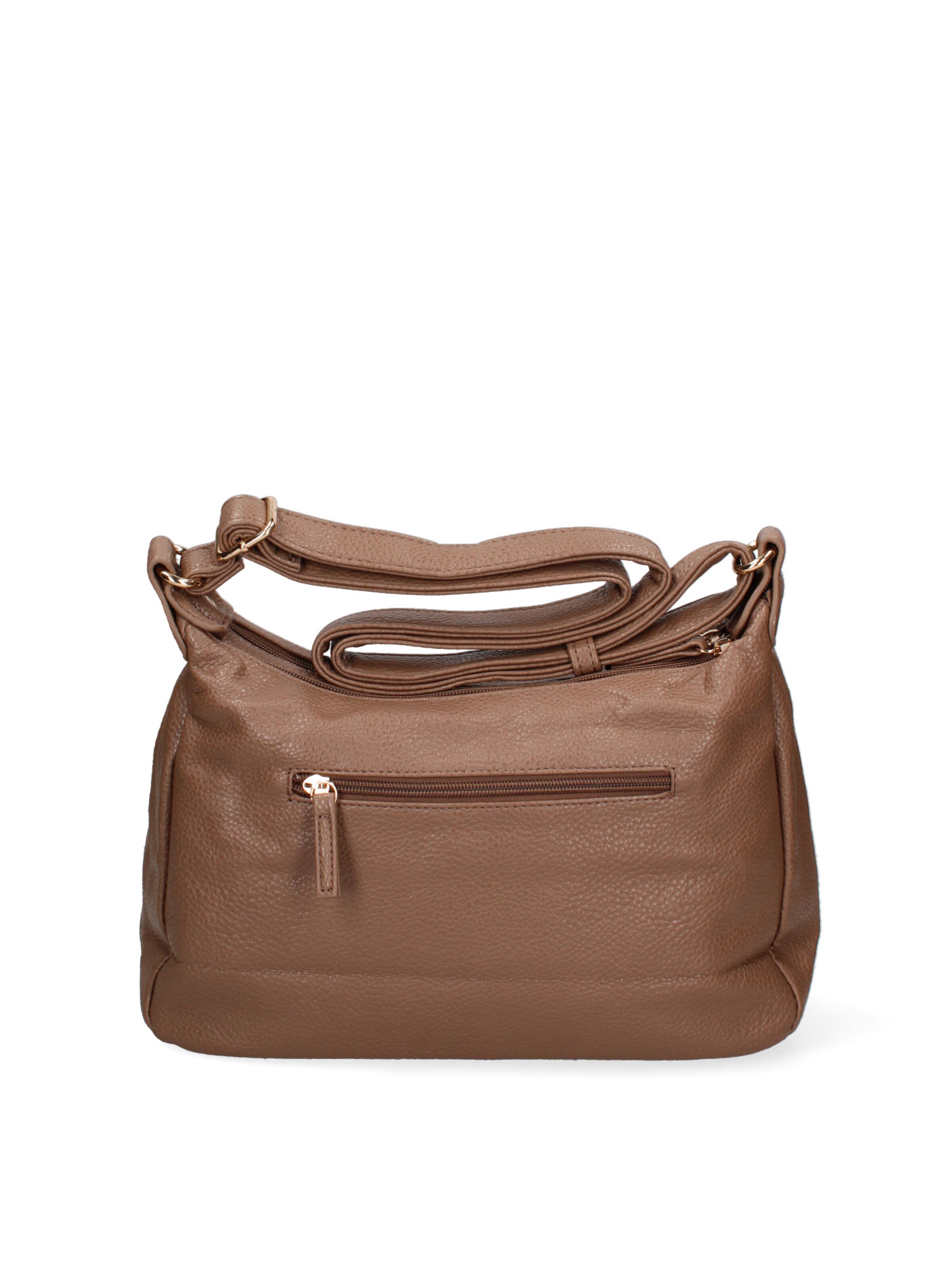 Borsa a spalla 'Borsa a Tracolla Donna Ecopelle con Zip e Tasche Multiple - B Cavalli' di B. Cavalli in grigio
