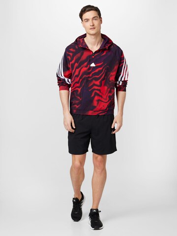 ADIDAS SPORTSWEAR Sport sweatshirt 'Future Icons Allover Print' i röd