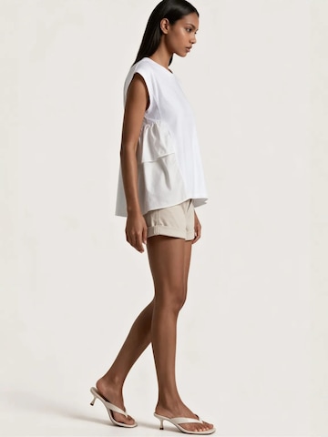 Maglietta di MSN Collection in bianco