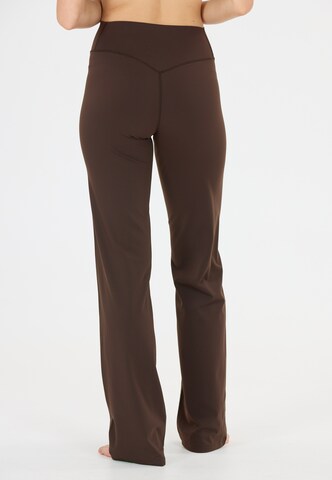 Athlecia Regular Sportbroek 'Emarri' in Bruin