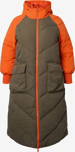 Zizzi Abrigo de invierno 'CAPEACHY' en umbra / naranja oscuro, Vista del producto