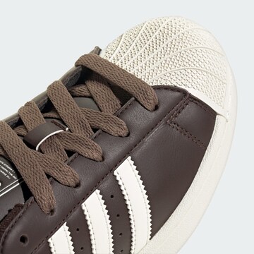 Baskets basses 'Superstar II' ADIDAS ORIGINALS en marron