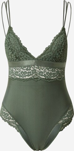 Body 'Rose' di Hunkemöller in verde: frontale