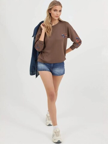 Felpa 'Sweatshirts' di Lady Bersan in marrone