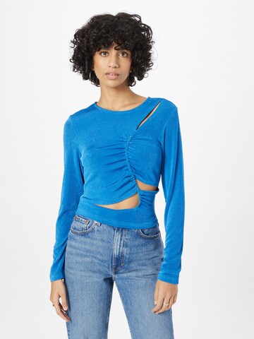 NEON & NYLON Shirt 'ASSY' in Blue: front