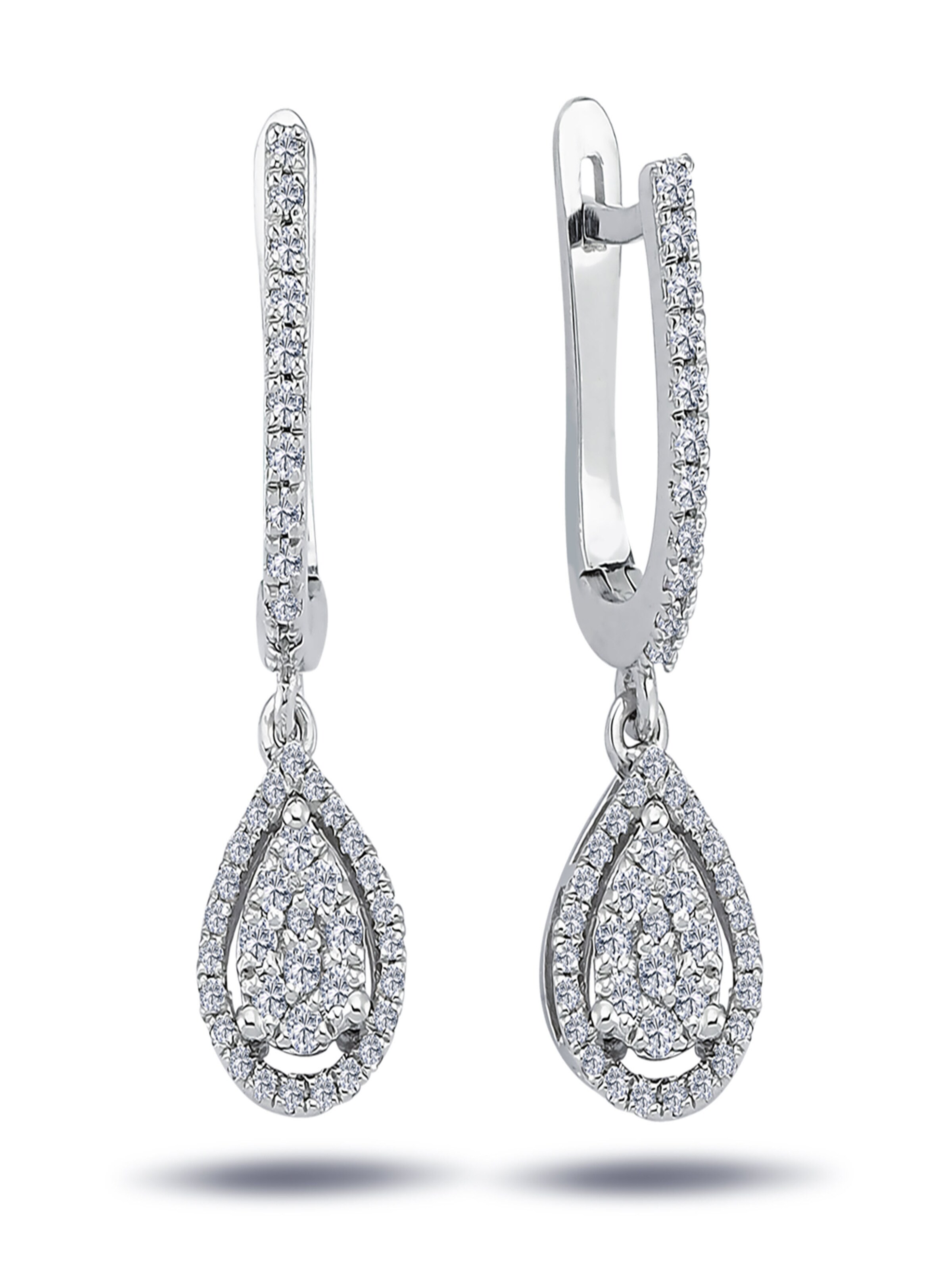 EinStein Diamant Earrings in Gold: front