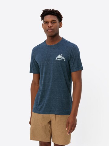 VAUDE Sportshirt 'Redmont II' in Blau: Vorderseite