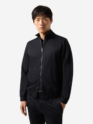 BOGNER Sweatjacke 'Rupert' in Schwarz: Vorderseite