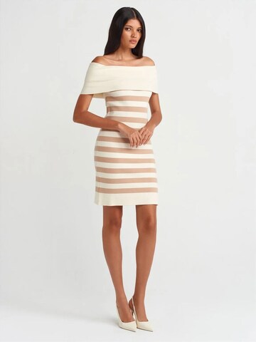 Dilvin Dress 'Mini' in Beige: front