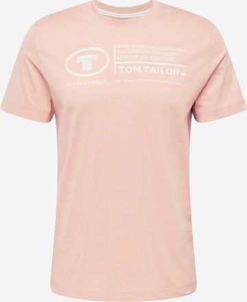 TOM TAILOR Футболка в Ярко-розовый: спереди