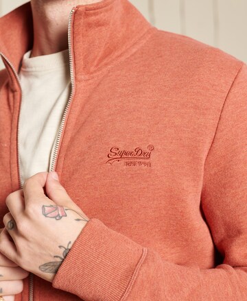 Superdry Zip-Up Hoodie in Orange