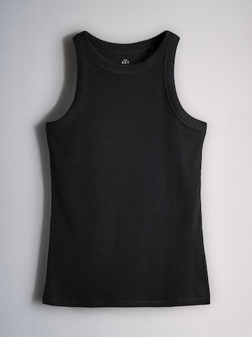The Set Vest i blandingsfarvet