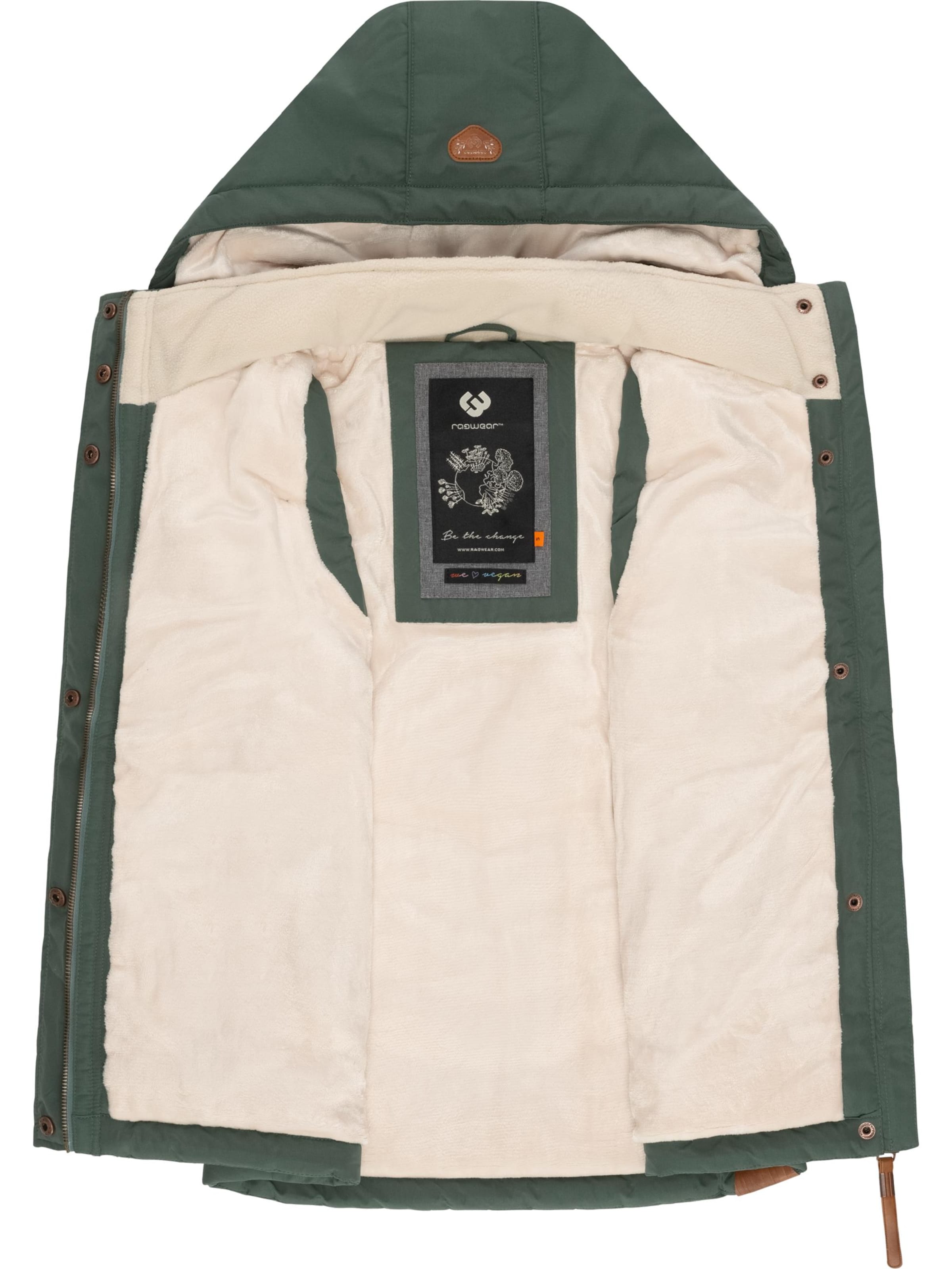 Ragwear Жилетка 'Hesty' в Зеленый