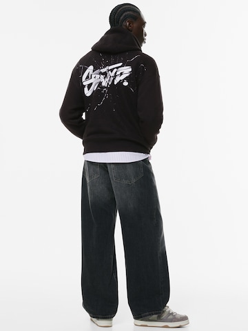 Sweat-shirt Pull&Bear en noir