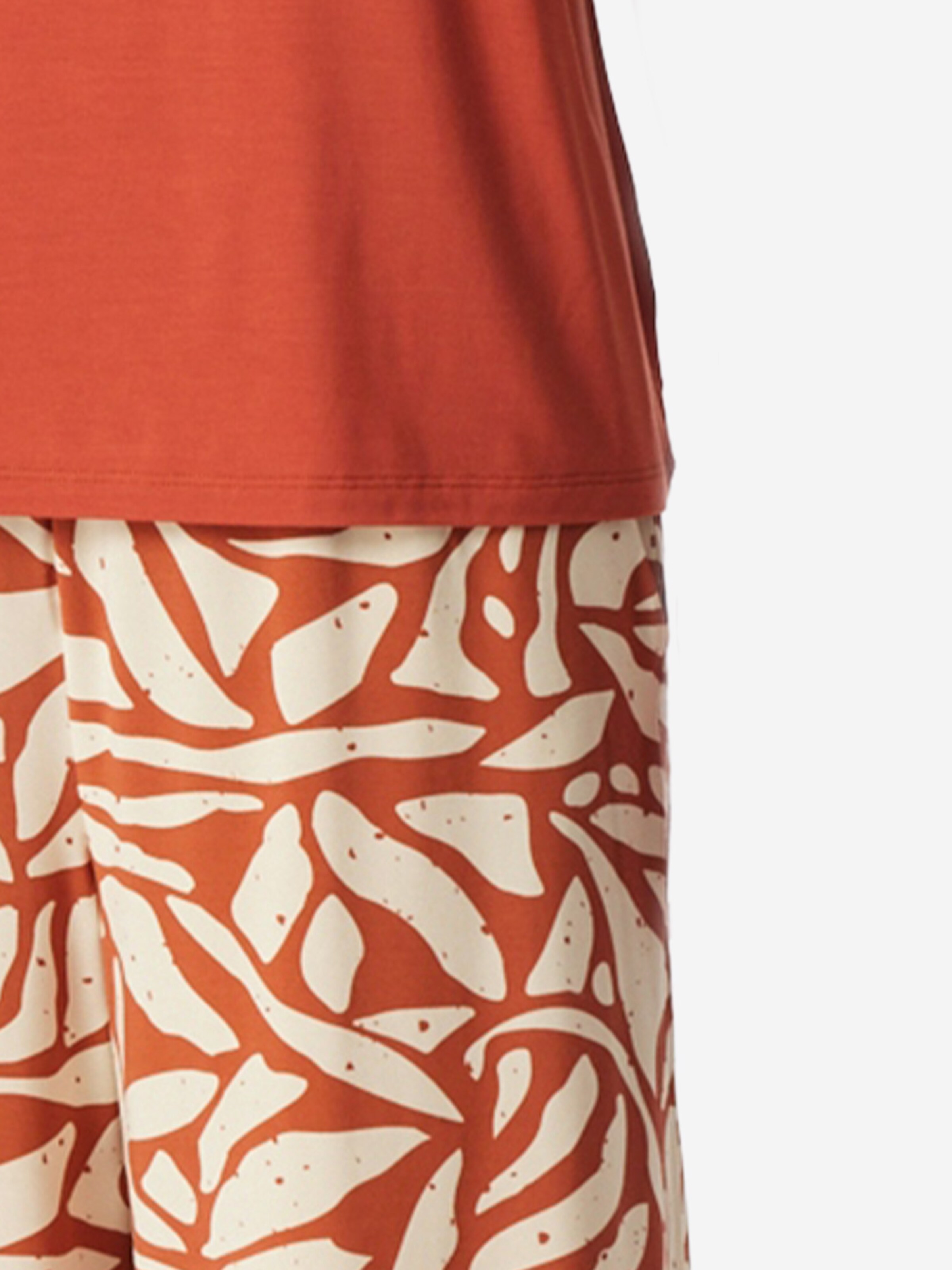 SCHIESSER Pyjama 'Selected Premium'‌‌‌‌ in Orange