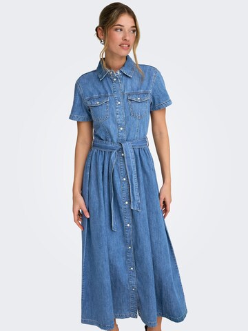 ONLY Blousejurk 'ONLNoemi' in Blauw: voorkant