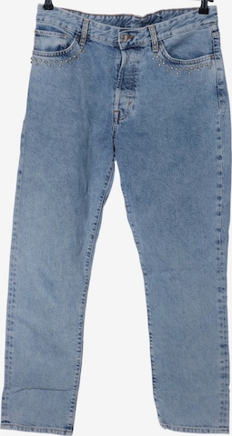 H&M Straight-Leg Jeans 32-33 in Blau: predná strana