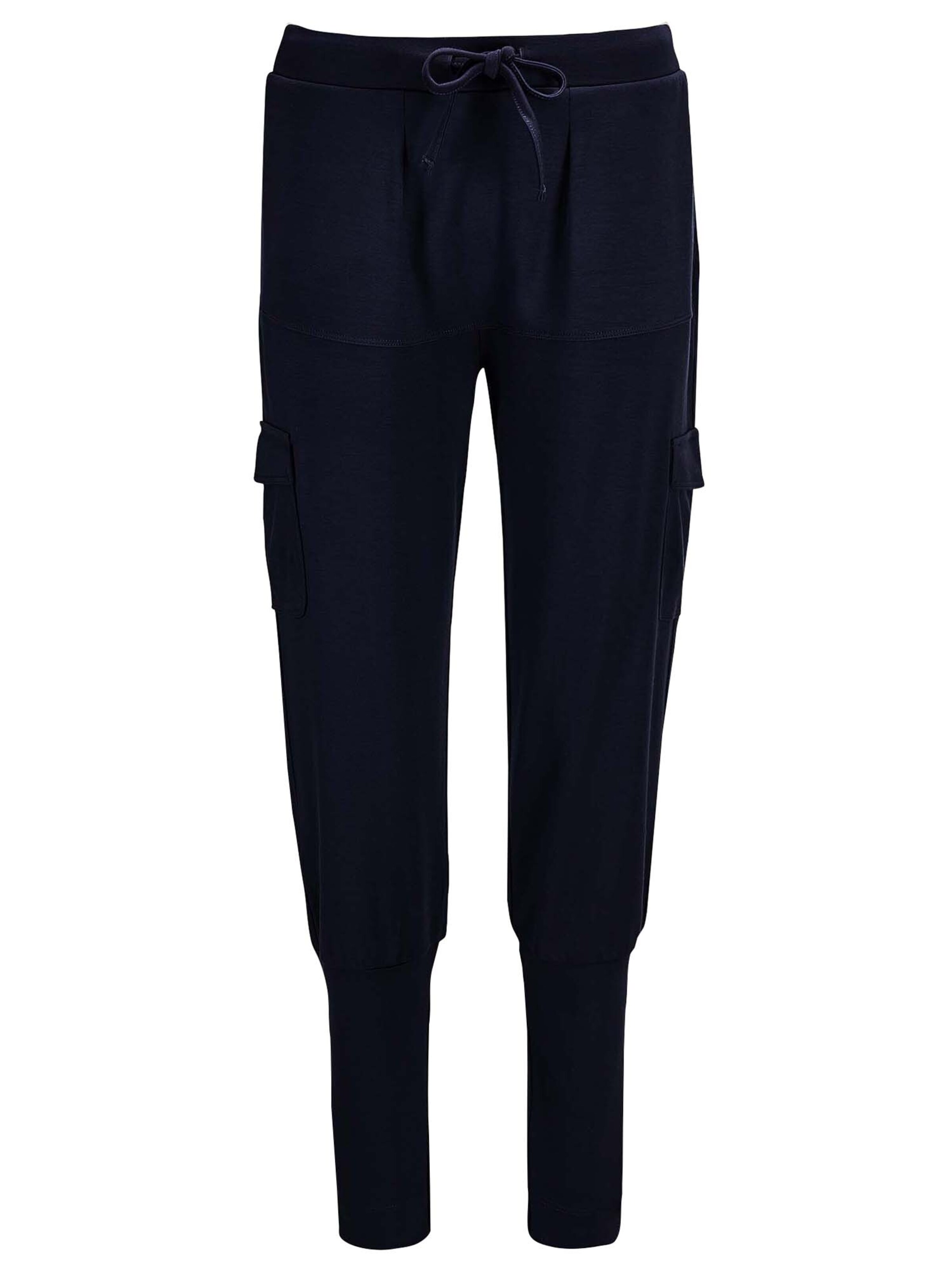 MADELEINE Tapered Broek in Blauw: voorkant