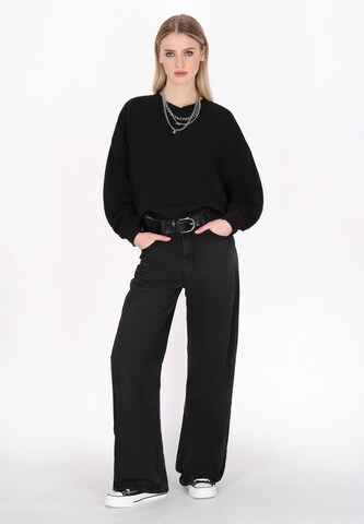 Sweat-shirt 'Comfy' myMo ROCKS en noir