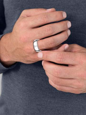 Männerglanz Ring in Silver: front