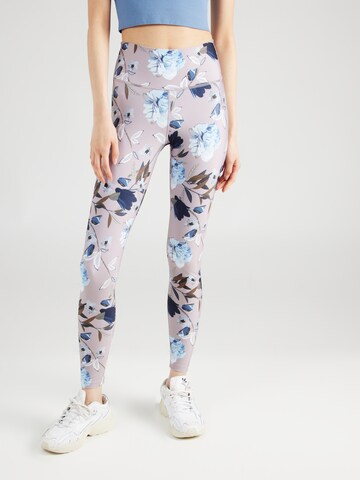 Athlecia Skinny Sports trousers 'France' in Purple: front