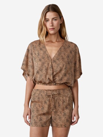 ETAM Schlafshirt in Braun: Vorderseite