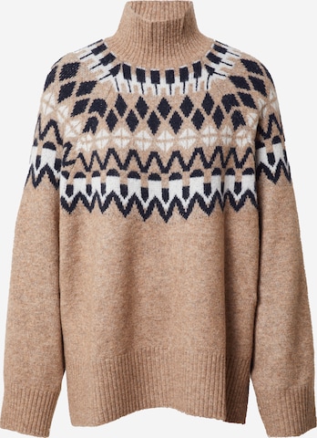 EDITED Sweater 'Catharina' in Beige: front
