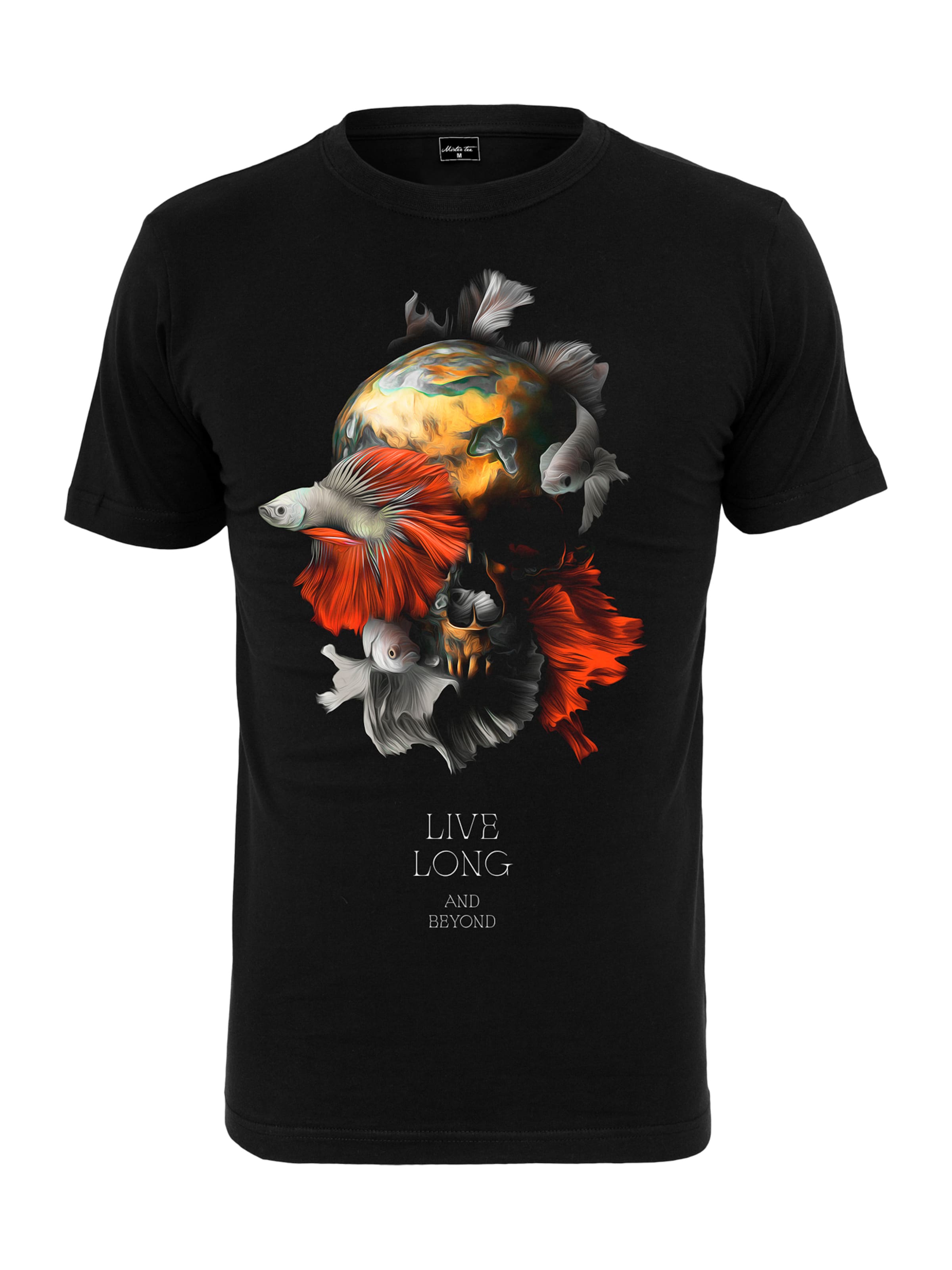 Mister Tee Póló 'Skull Fish' - fekete: elől