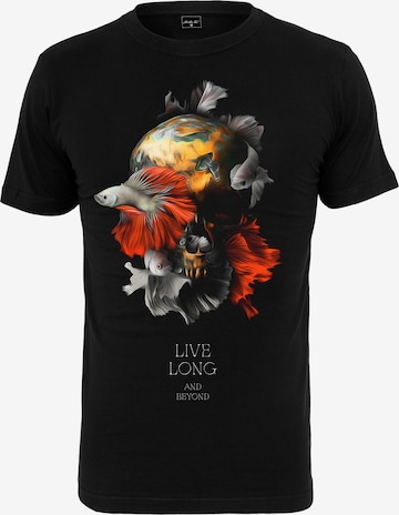 Mister Tee Shirt 'Skull Fish' in Black: front