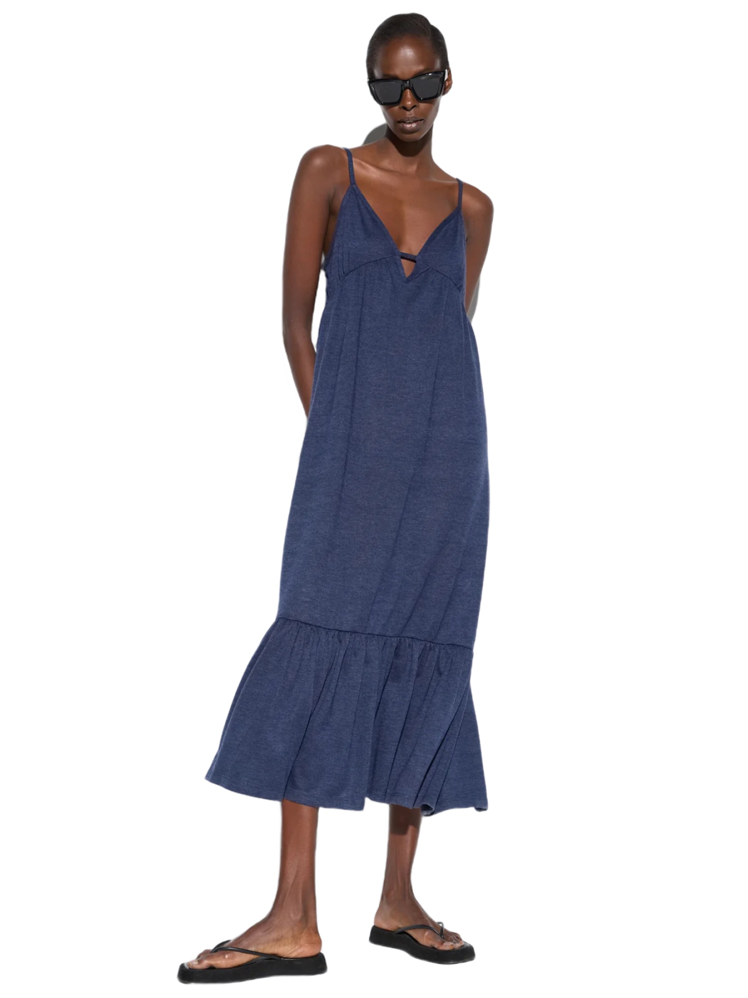 No Matter What Jurk in Blauw: voorkant