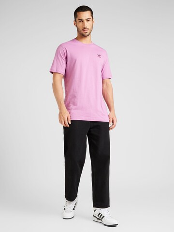 ADIDAS ORIGINALS Shirt 'Trefoil Essentials' in Lila