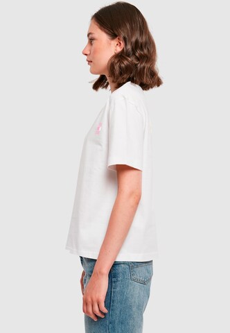 T-shirt 'Weekend Loading' Miss Tee en blanc
