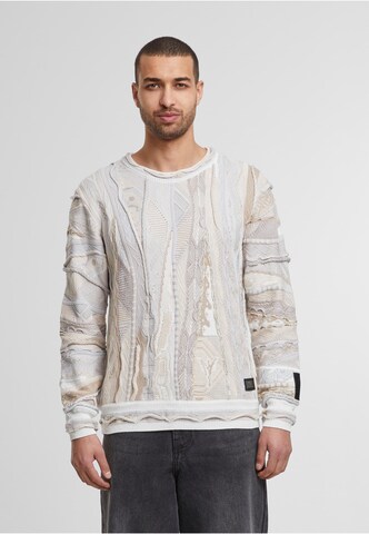 Carlo Colucci Trui 'Dondi' in Beige: voorkant