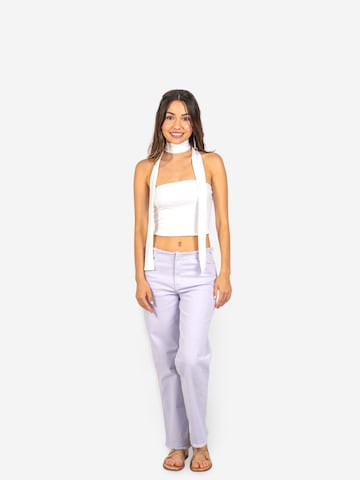 THE-ARE Top in White